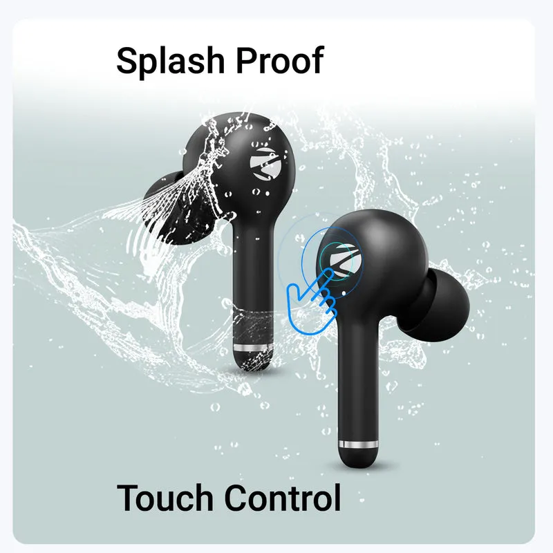 Zebronic Wireless Bluetooth Earbuds Meteoroid Black (ZEB-PODS zi 4) view 5